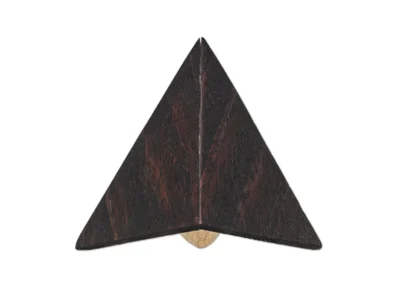 Small hand carved abstract wooden sculpture