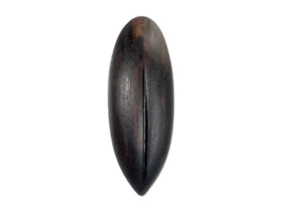 Small hand carved abstract wooden sculpture
