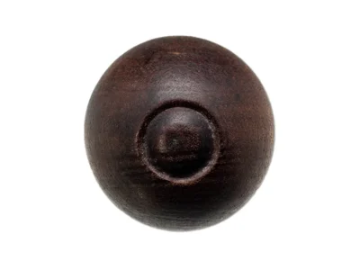 Small hand carved abstract wooden sculpture