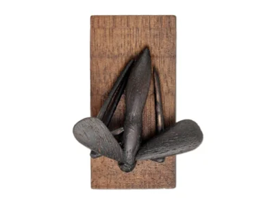 Small hand carved wooden sculpture of insect
