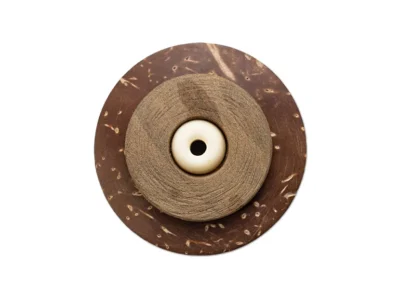 Small hand carved abstract wooden sculpture