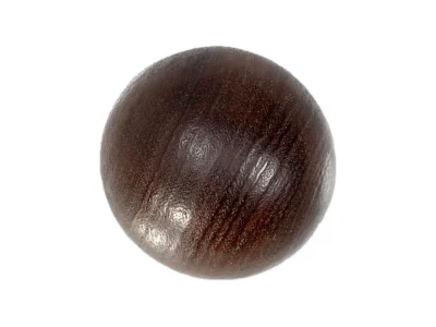 Small hand carved abstract wooden sculpture